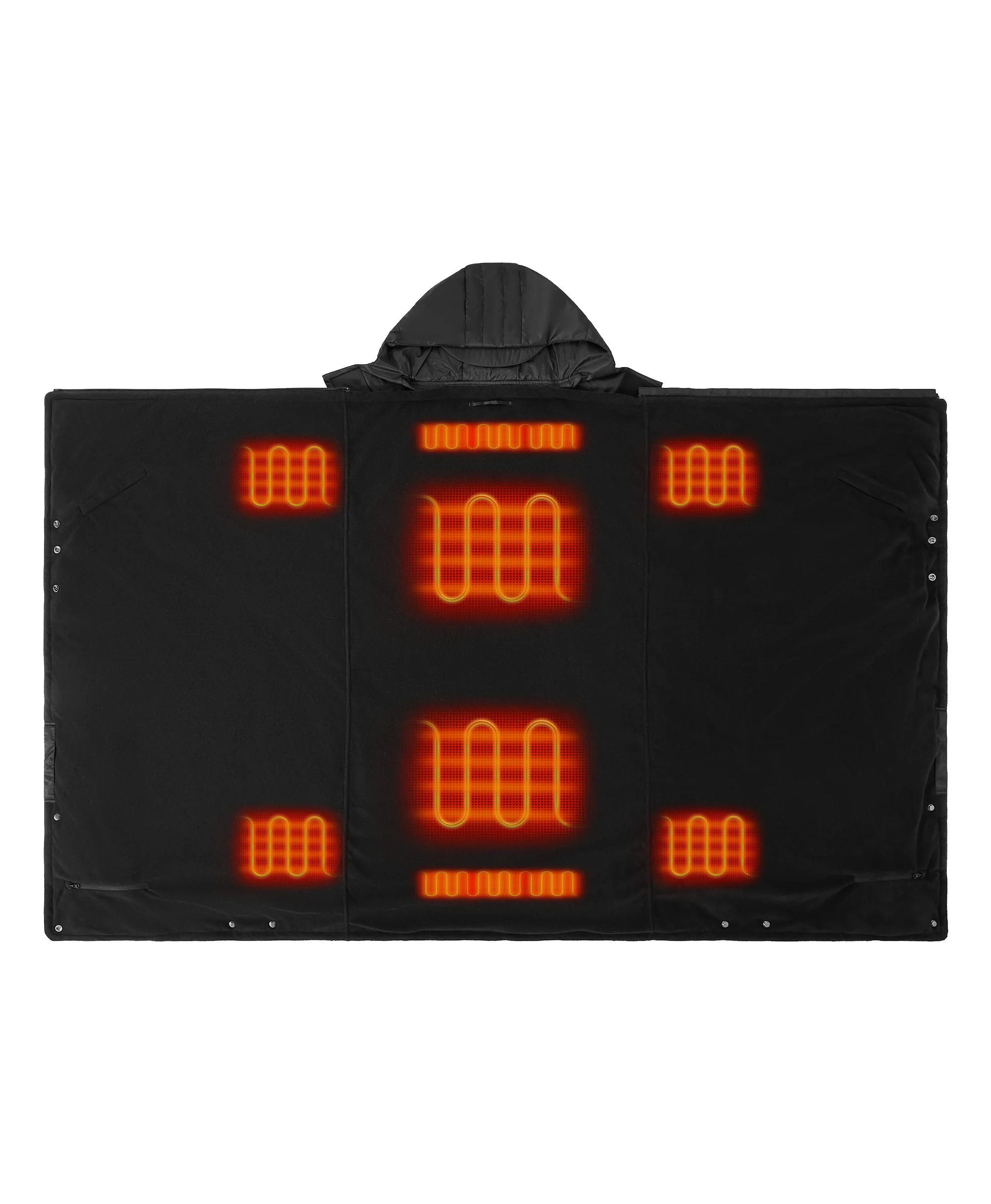 Heated Dual Control Poncho Blanket - Image 2