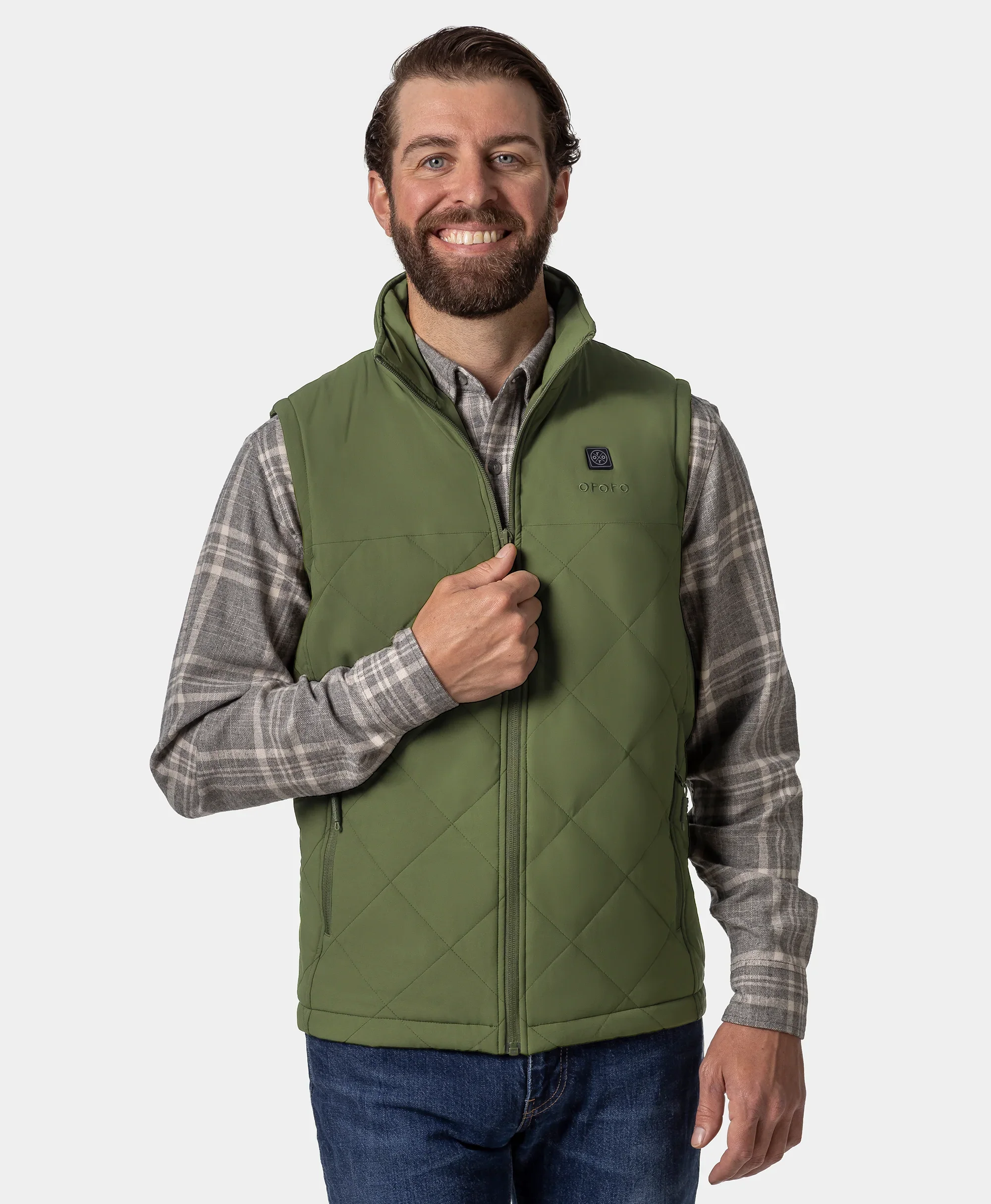 Men's Heated Quilted Vest - New Colors - Image 11