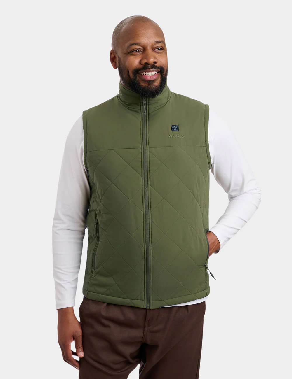 Men's Heated Quilted Vest - New Colors - Image 12