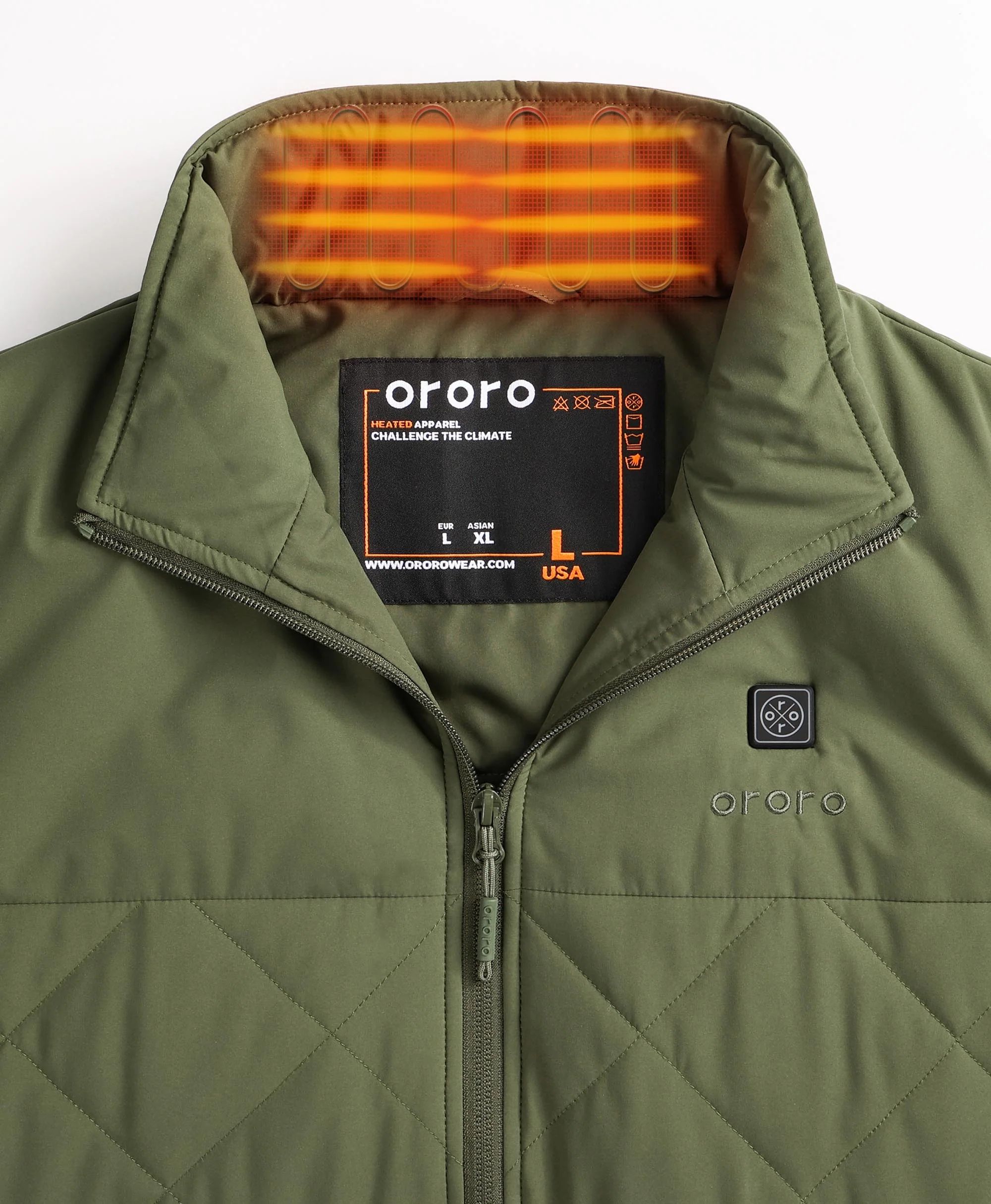Men's Heated Quilted Vest - New Colors - Image 15
