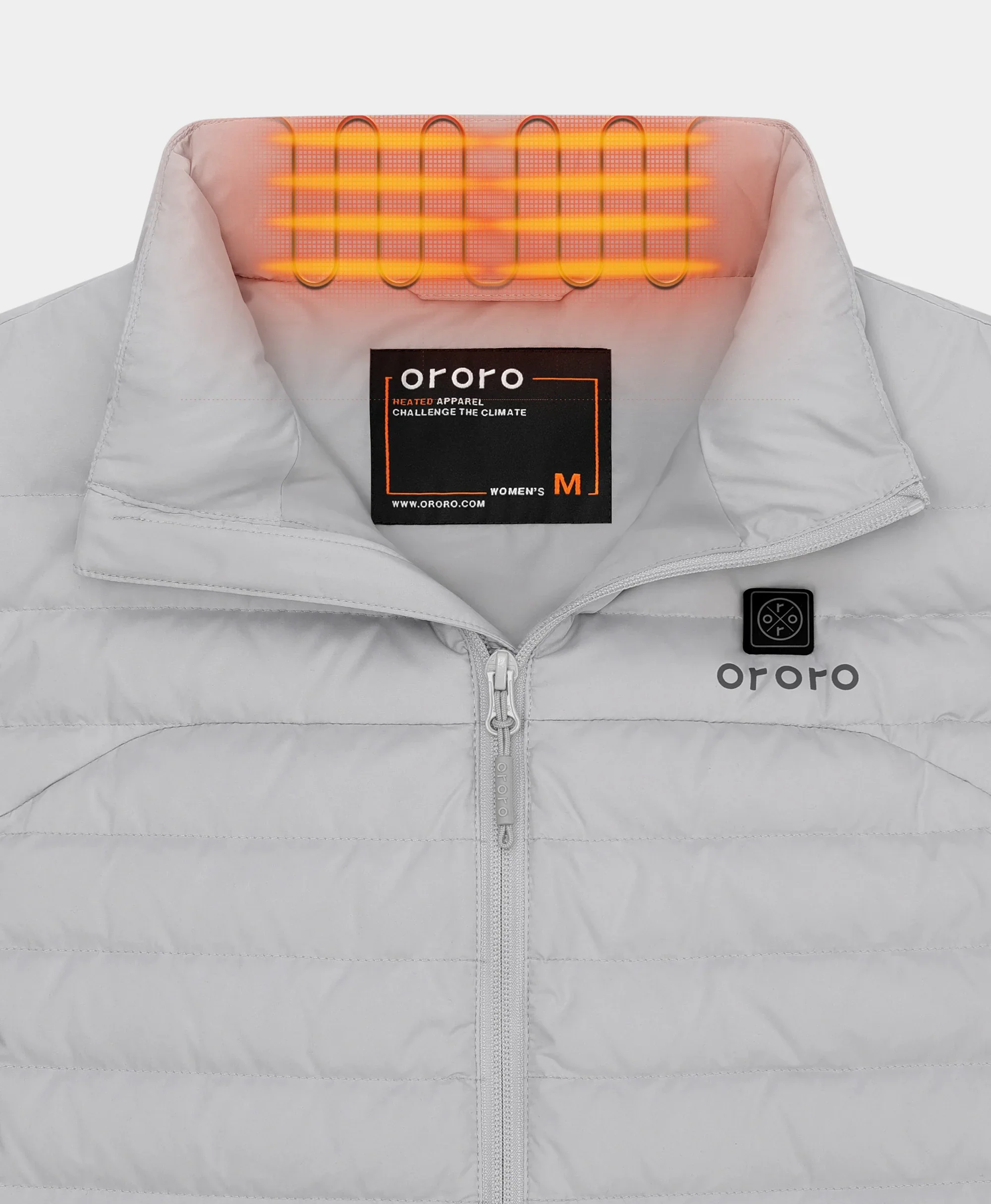 Cloudmere Women's 5-Zone Heated Long Down Vest - Image 14