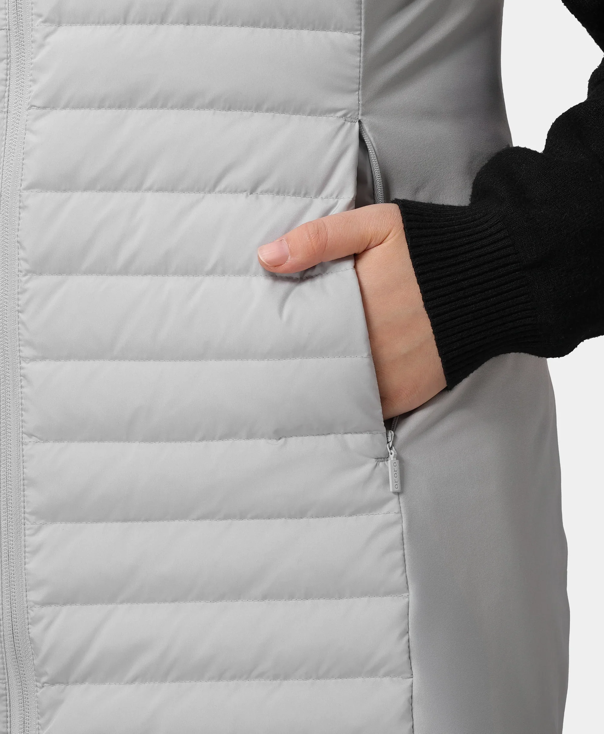 Cloudmere Women's 5-Zone Heated Long Down Vest - Image 16