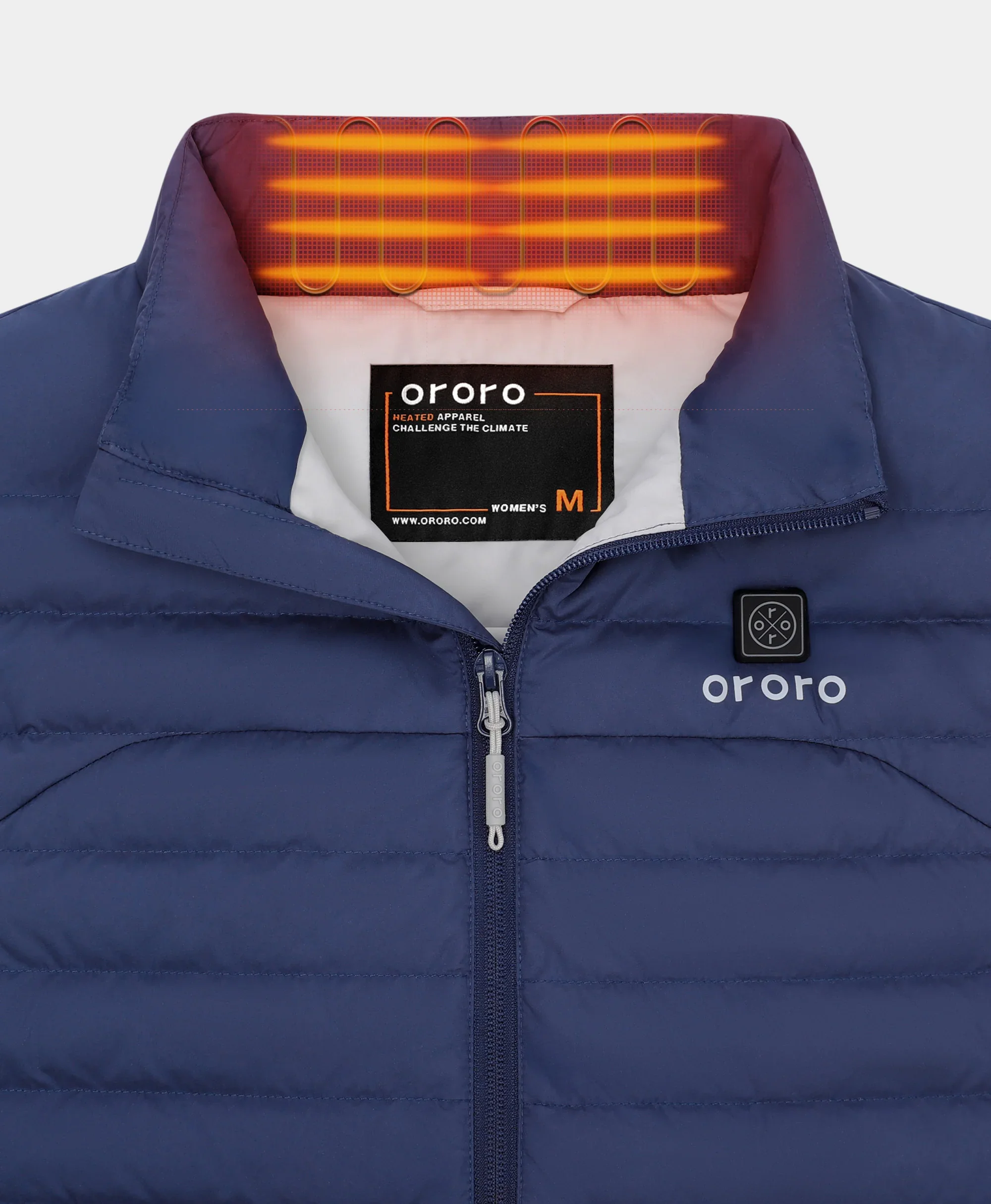 Cloudmere Women's 5-Zone Heated Long Down Vest - Image 25