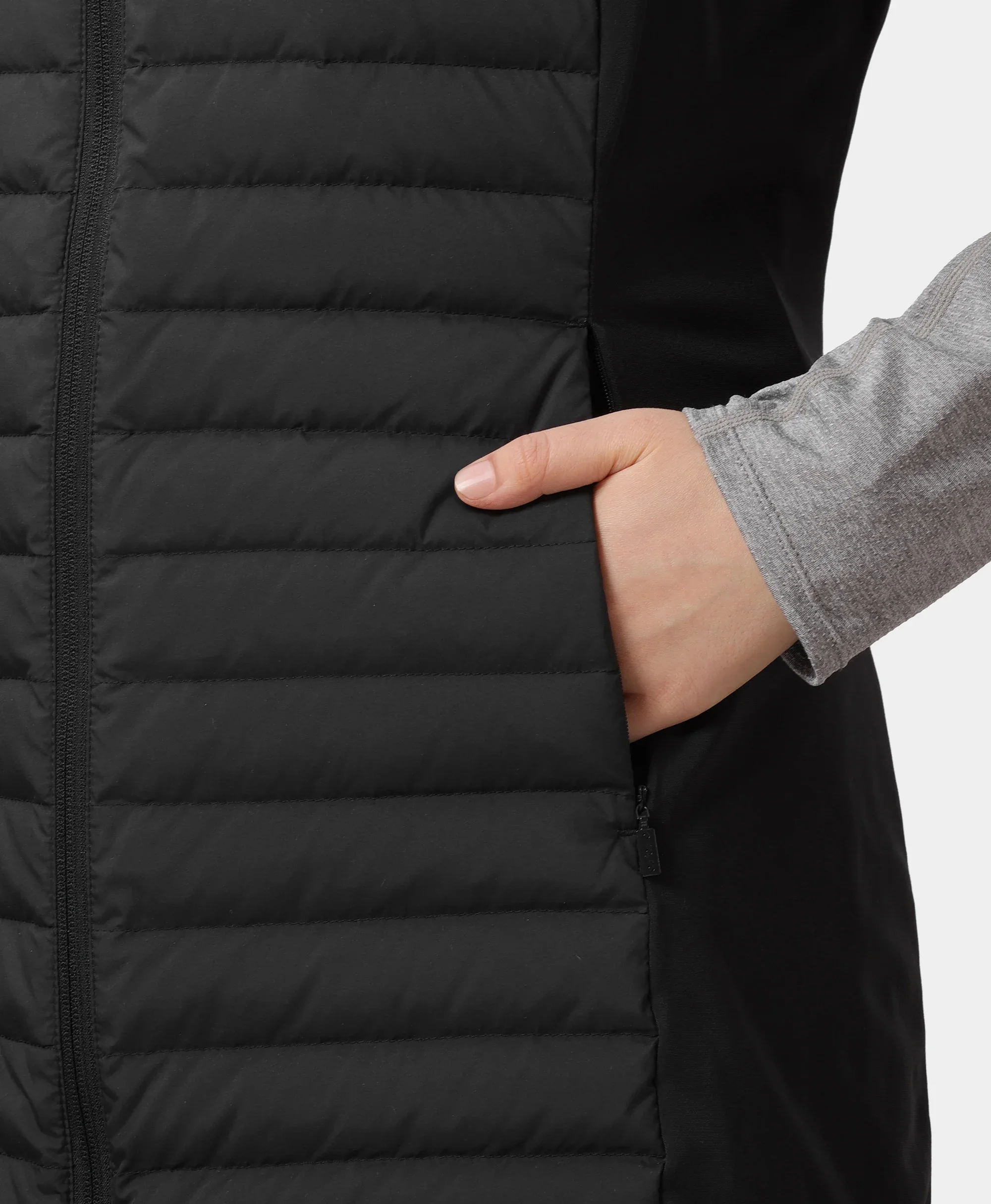 Cloudmere Women's 5-Zone Heated Long Down Vest - Image 4