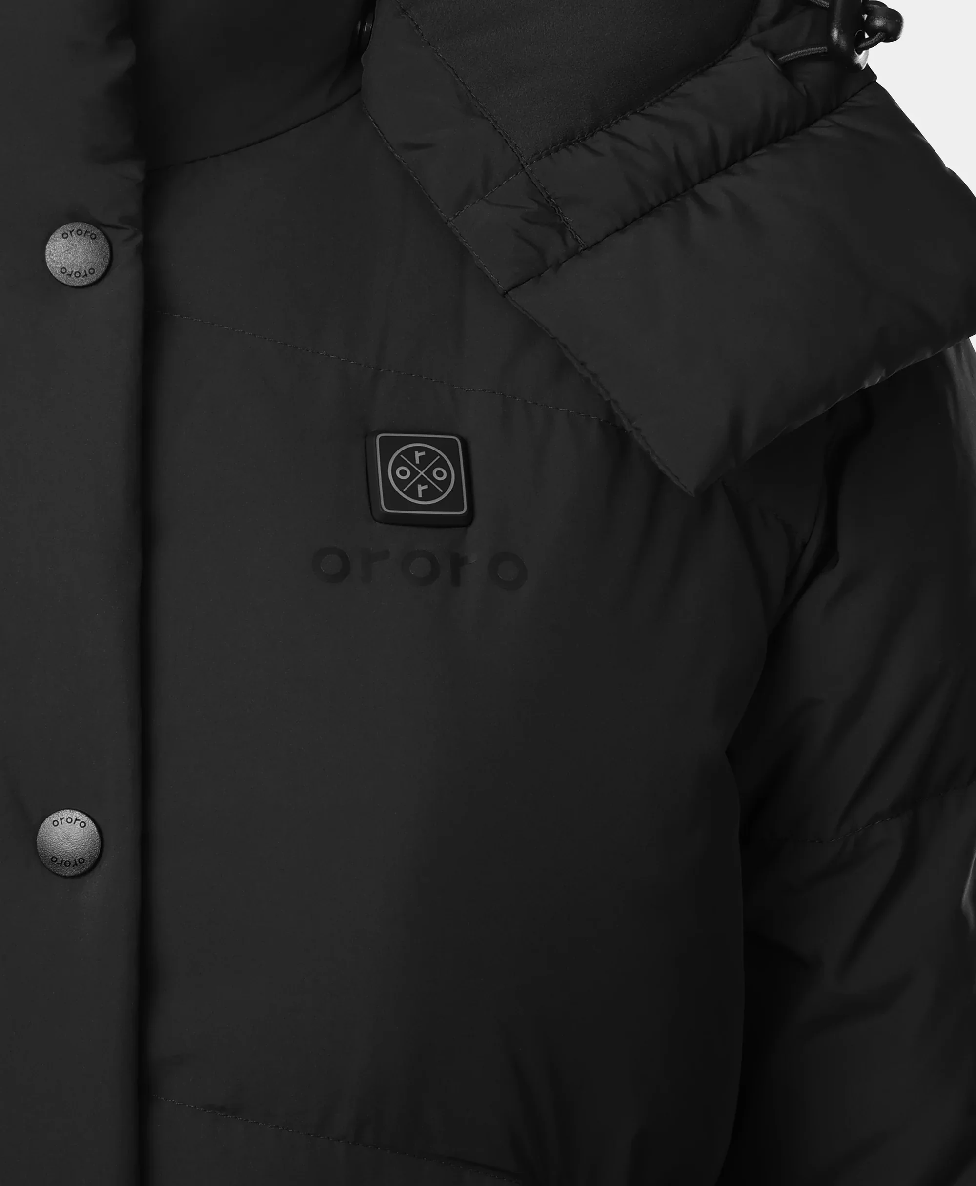 Cloudpop Women's 4-Zone Heated Puffer Down Hooded Jacket - Image 9