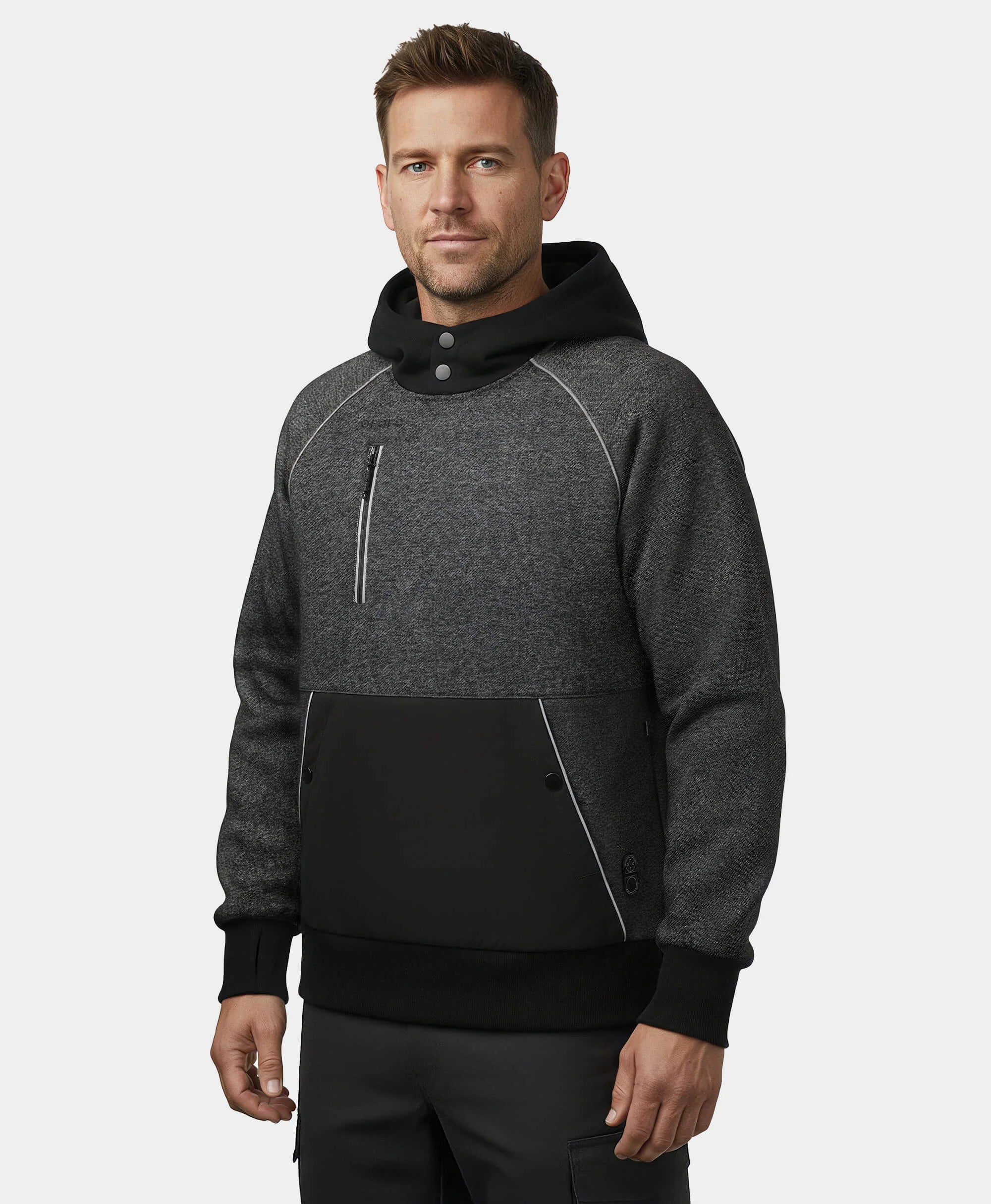 Indy Unisex 6-Zone Dual-Control Heated Hoodie Pullover - Image 3