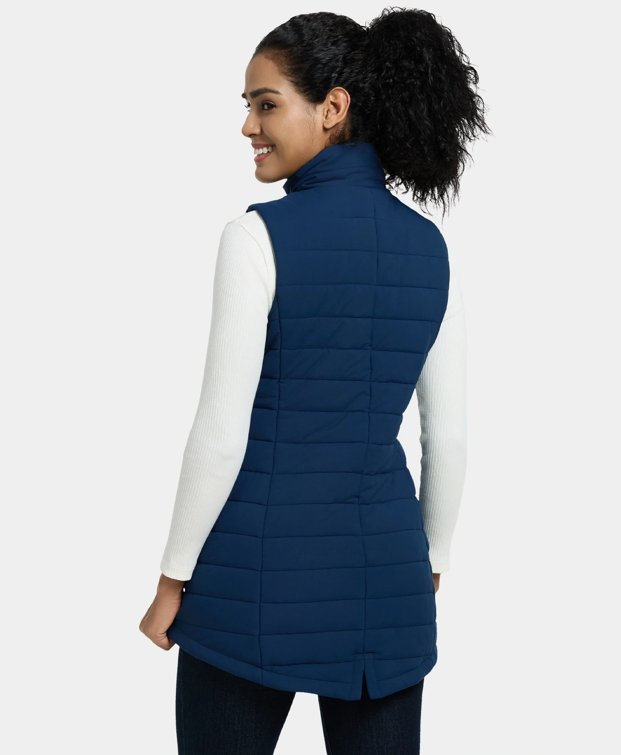 (Open-Box) Tribeca Women's Heated Long Puffer Vest (Battery Set Not Included) - Image 20