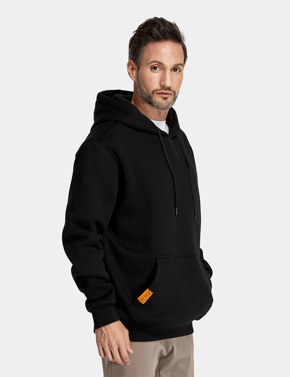 Unisex Heated Pullover Hoodie with Heating on Chests (Apparel Only) - Image 11