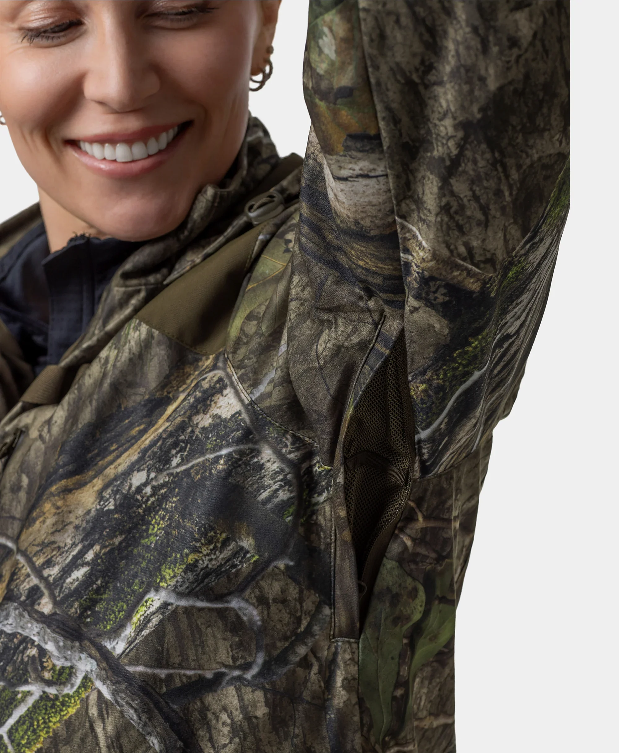 (Open-box) Women's Heated Hunting Jacket - Camouflage, Mossy Oak® Country DNA (Battery Set Not Included) - Image 8