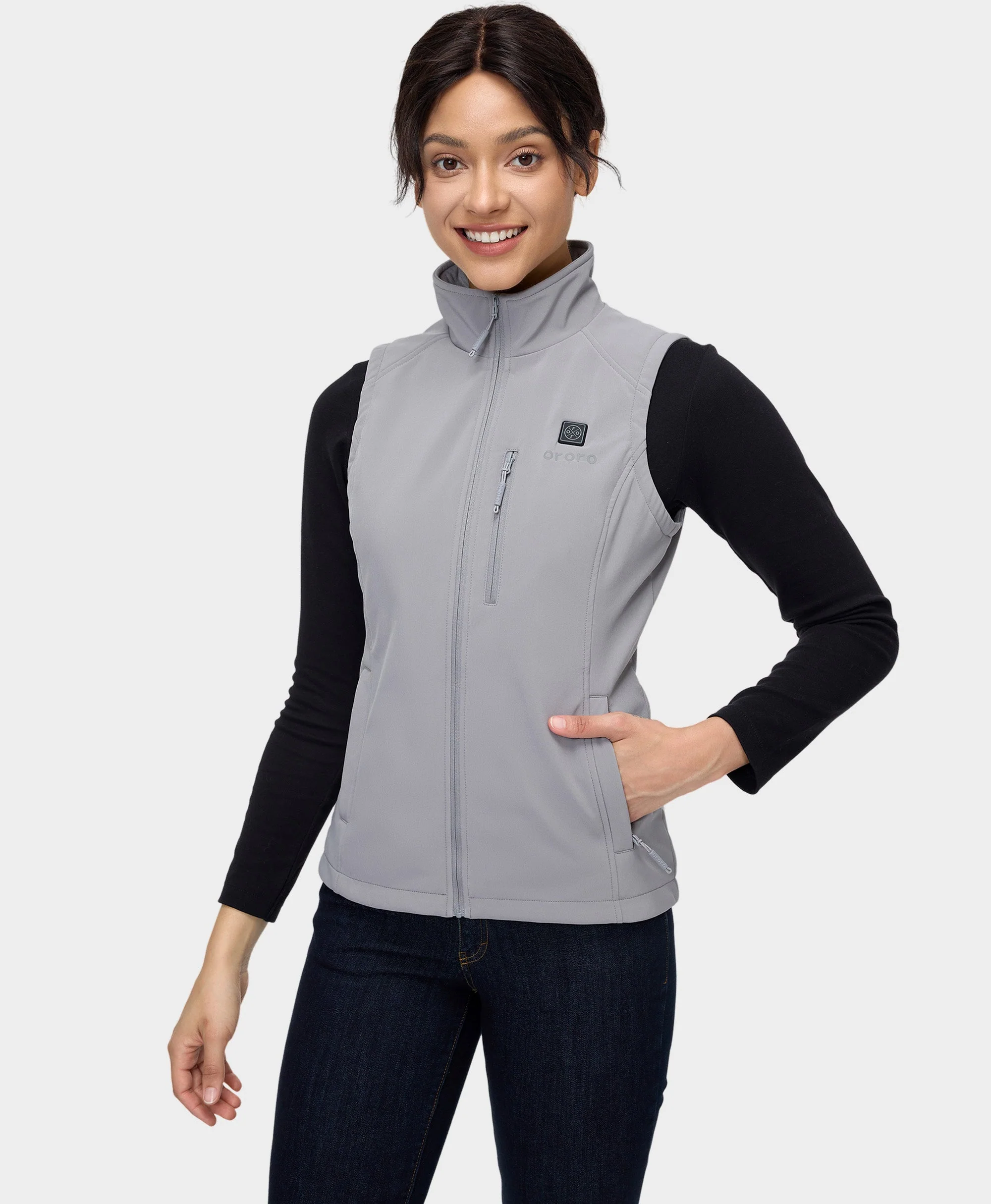 Women's Heated Softshell Vest - Lower Back Heating (Apparel Only) - Image 16