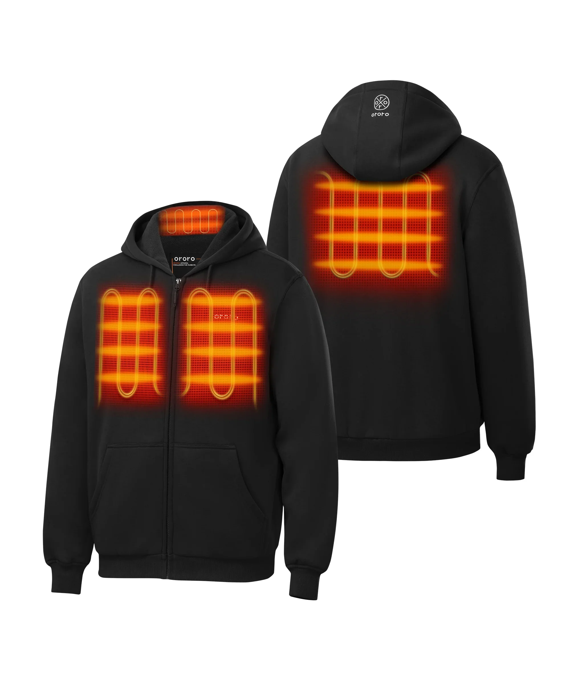 Element Unisex 4-Zone Fleece Heated Hoodie - Image 15