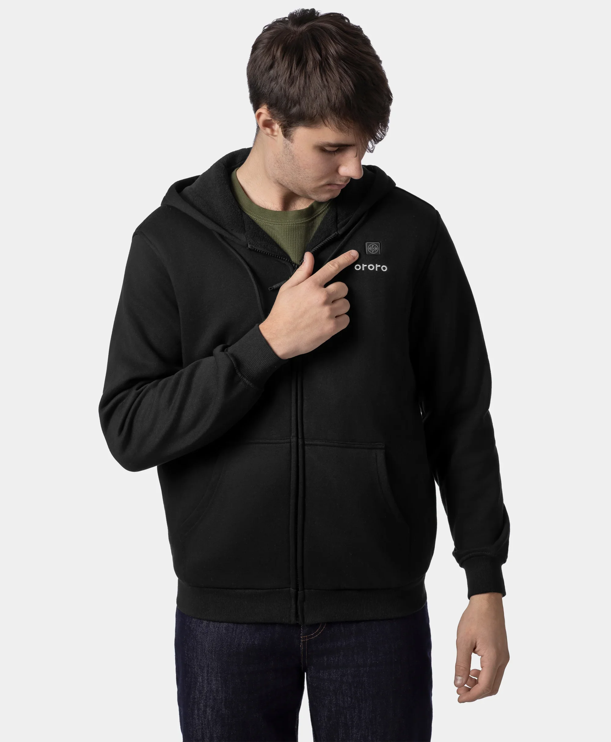 Element Unisex 4-Zone Fleece Heated Hoodie - Image 17
