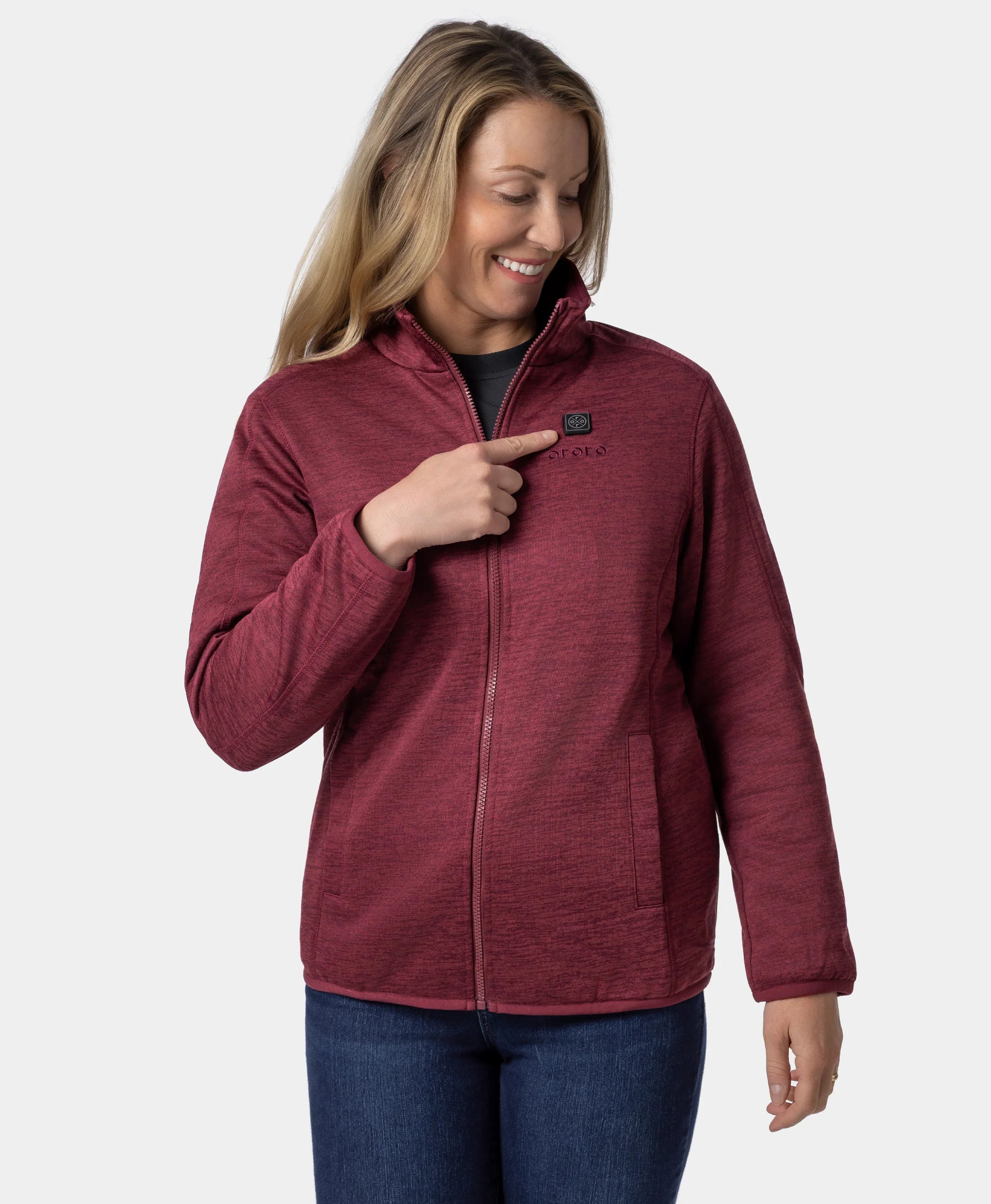 Women's Heated Full-Zip Fleece Jacket - Image 29