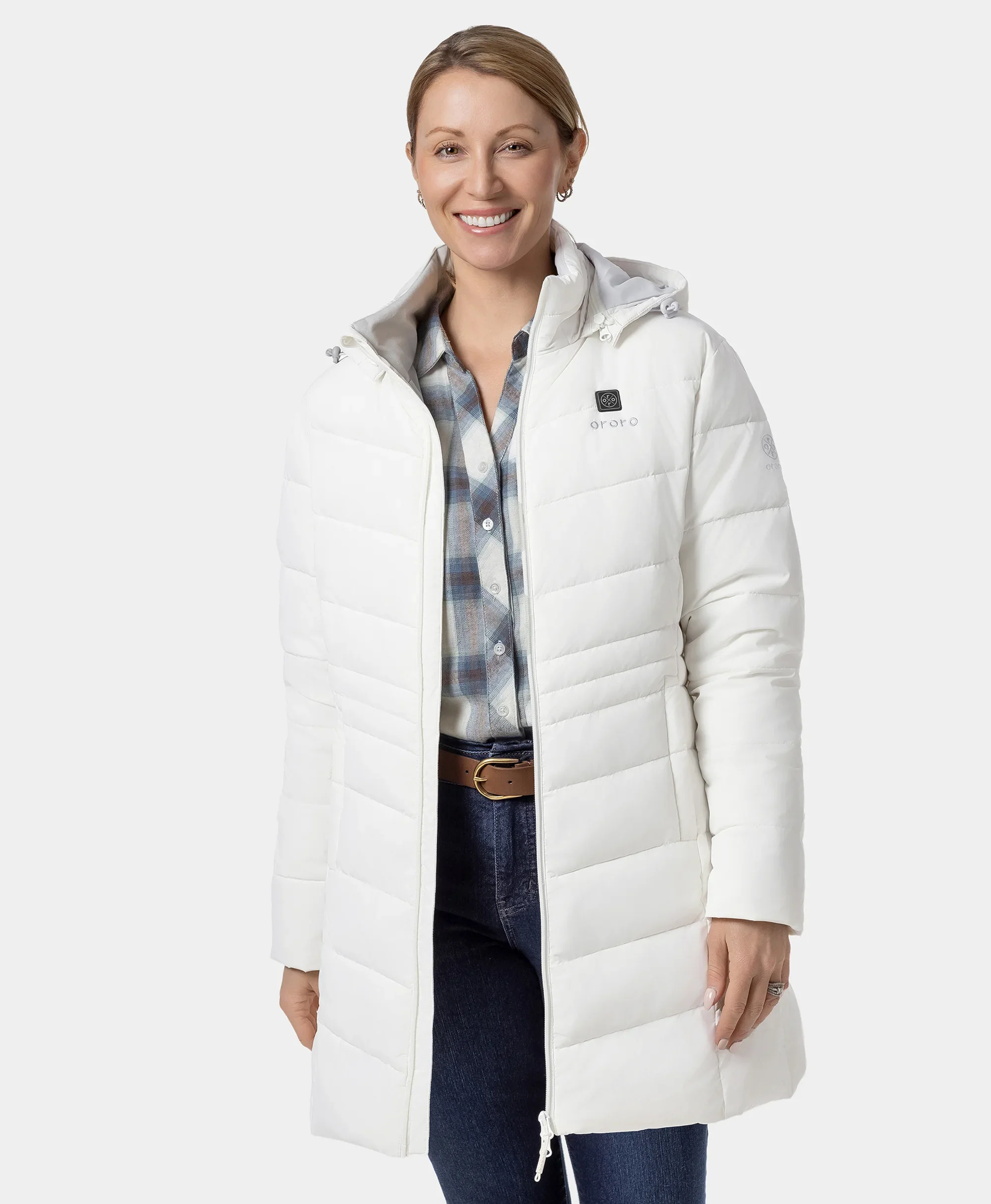 Women's Heated Puffer Parka Jacket (Apparel Only) - Image 17