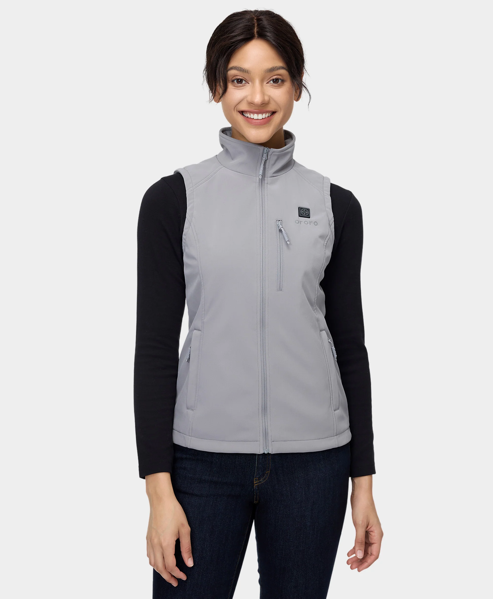 Women's Heated Softshell Vest - Lower Back Heating - Image 19