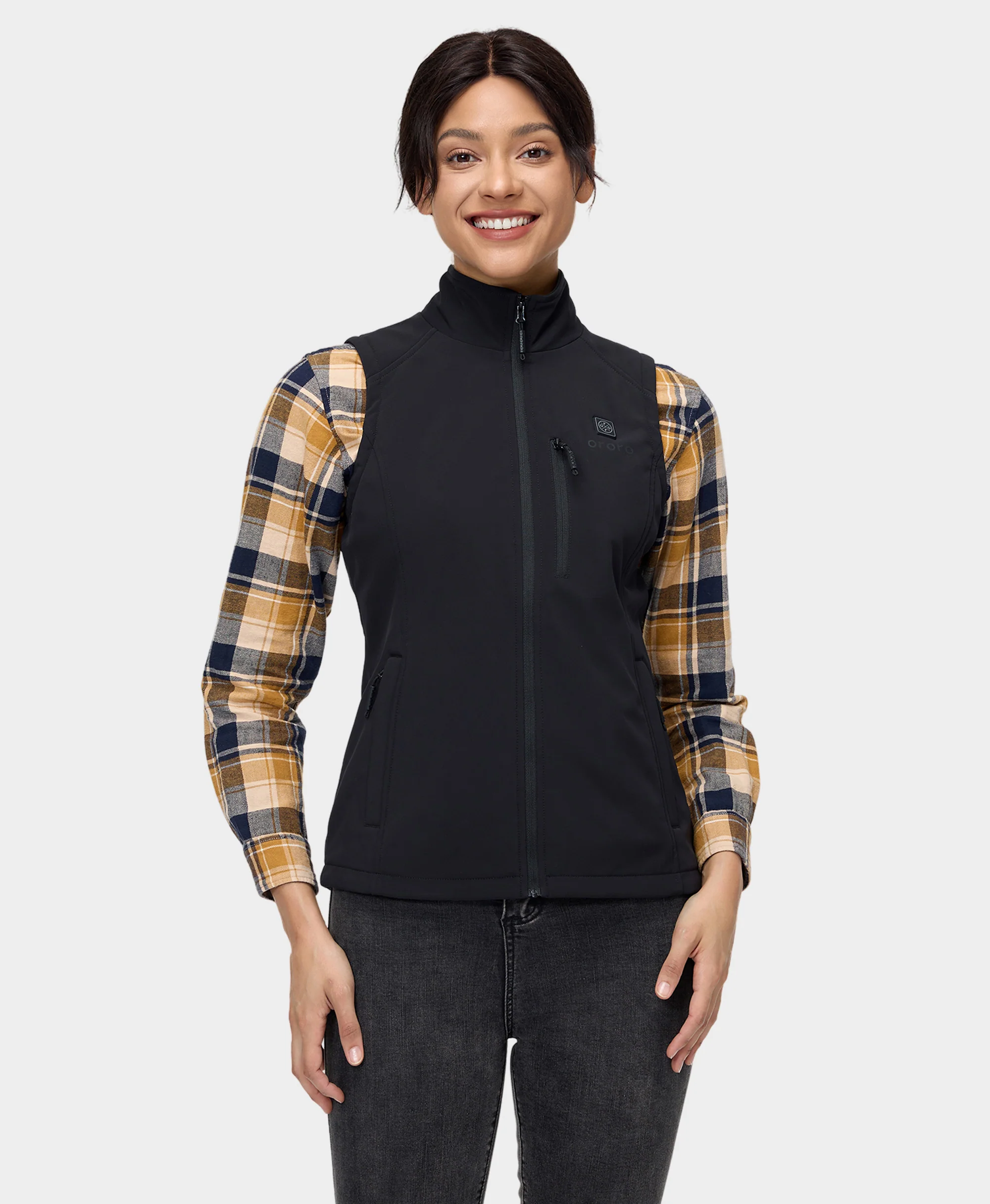 Women's Heated Softshell Vest - Lower Back Heating - Image 7