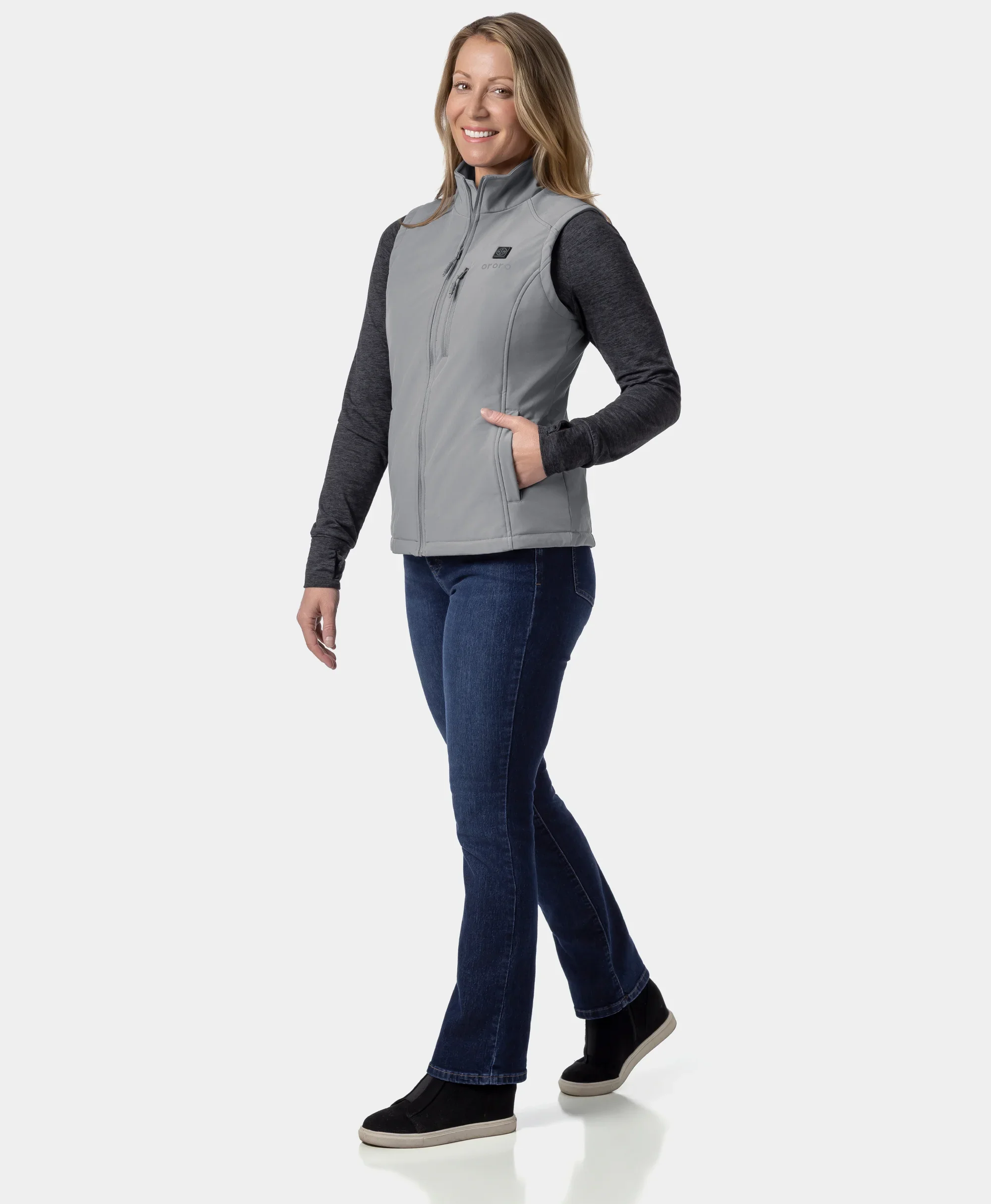 Women's Heated Softshell Vest - Lower Back Heating (Apparel Only) - Image 21